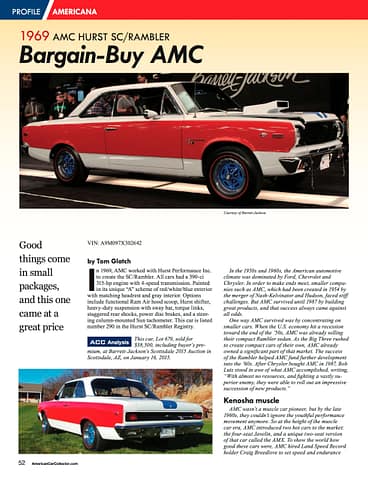 American Car Collector May 2015