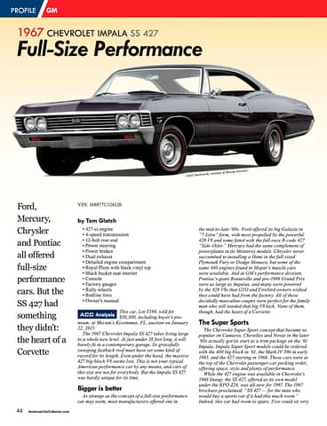 American Car Collector May 2015