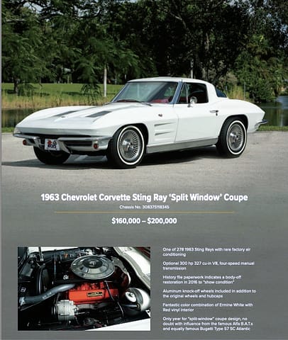 1963 Chevrolet Corvette Sting Ray